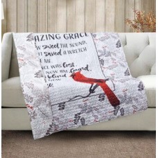 Cardinal Amazing Quilted Throw