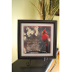  Framed Cardinal Picture with Stand